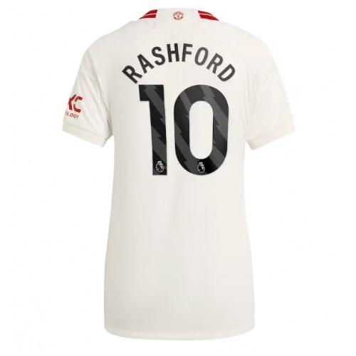Dres Manchester United Marcus Rashford #10 Rezervni za Žensko 2023-24 Kratak Rukav